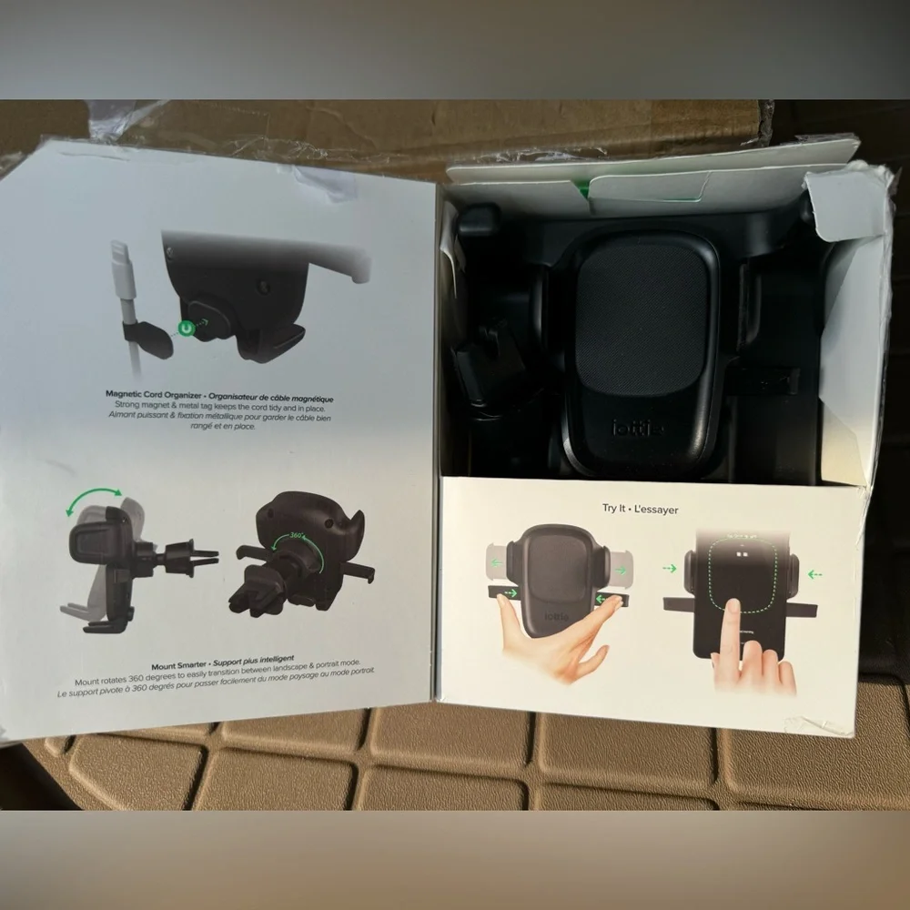New IOttie Easy One Touch 5 Dash & Windshield Mount- Black